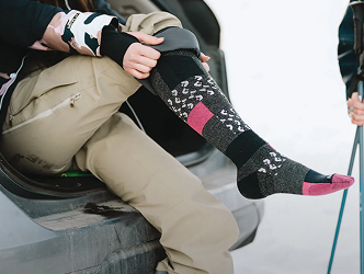 skiing socks